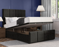 4 Panel Plus Ottoman Bed