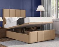 4 Panel Plus Ottoman Bed