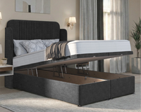 Malia Wing Ottoman Bed