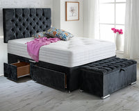 Ibex Bed with Ottoman Set