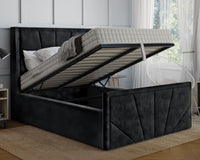 York Winged Ottoman Bed