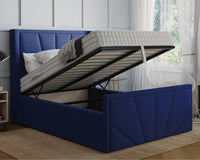 York Winged Ottoman Bed