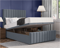 Stripe Plus Ottoman Bed