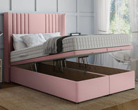 Hazel Winged Ottoman Bed