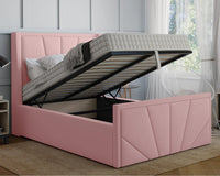 York Winged Ottoman Bed