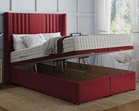 Hazel Winged Ottoman Bed