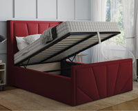 York Winged Ottoman Bed