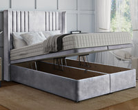 Hazel Winged Ottoman Bed