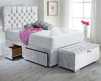 Ibex Bed with Ottoman Set