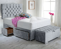 Ibex Bed with Ottoman Set