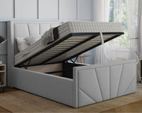 York Winged Ottoman Bed