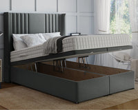 Hazel Winged Ottoman Bed