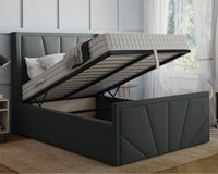 York Winged Ottoman Bed