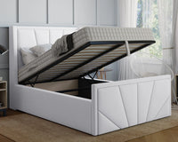 York Winged Ottoman Bed
